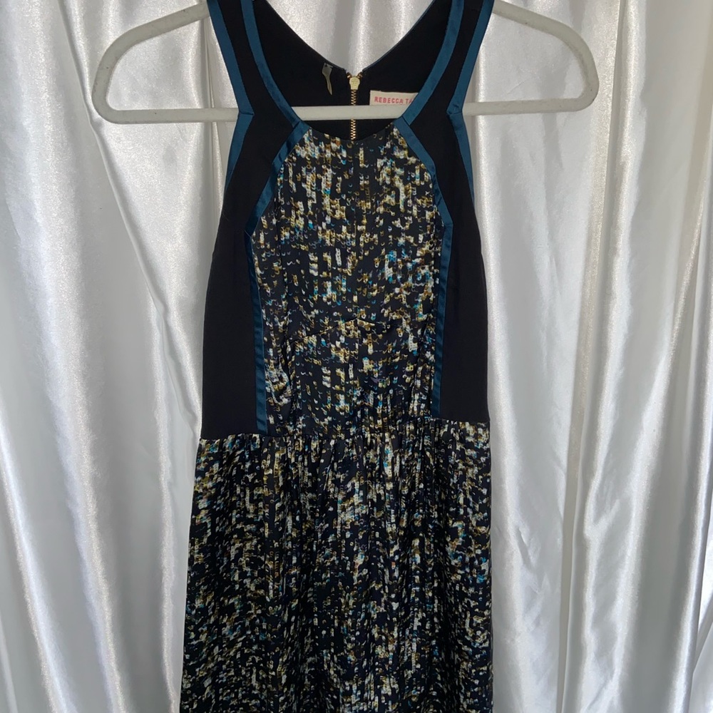 Rebecca taylor satin dress size 6